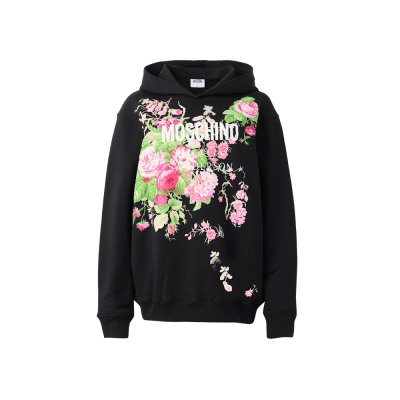 THE FLORAL-PRINT HOODIE